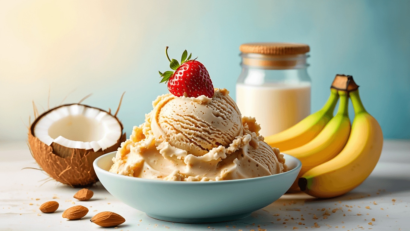 Comment fabriquer de la glace vegan : ingrédients et techniques