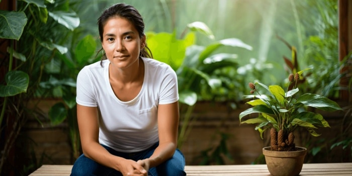 Il y a 5 ans, je pesais 127 kilos, cette plante
qui agit comme un Ozempic naturel m'a aidée à en perdre 68