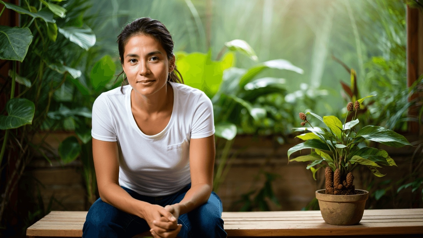 Il y a 5 ans, je pesais 127 kilos, cette plante
qui agit comme un Ozempic naturel m'a aidée à en perdre 68