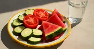 Pendant la canicule, six aliments riches en eau pour rester hydraté