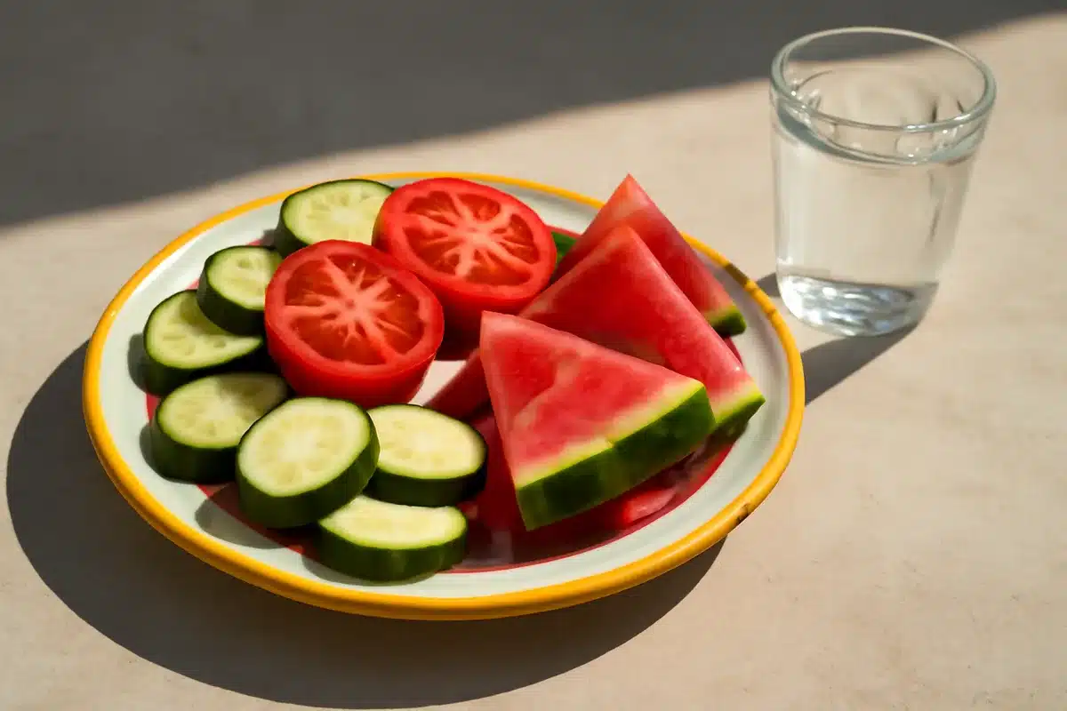 Pendant la canicule, six aliments riches en eau pour rester hydraté