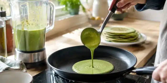Crêpes vertes riches en protéines : recette rapide par la nutritionniste Anna Serra