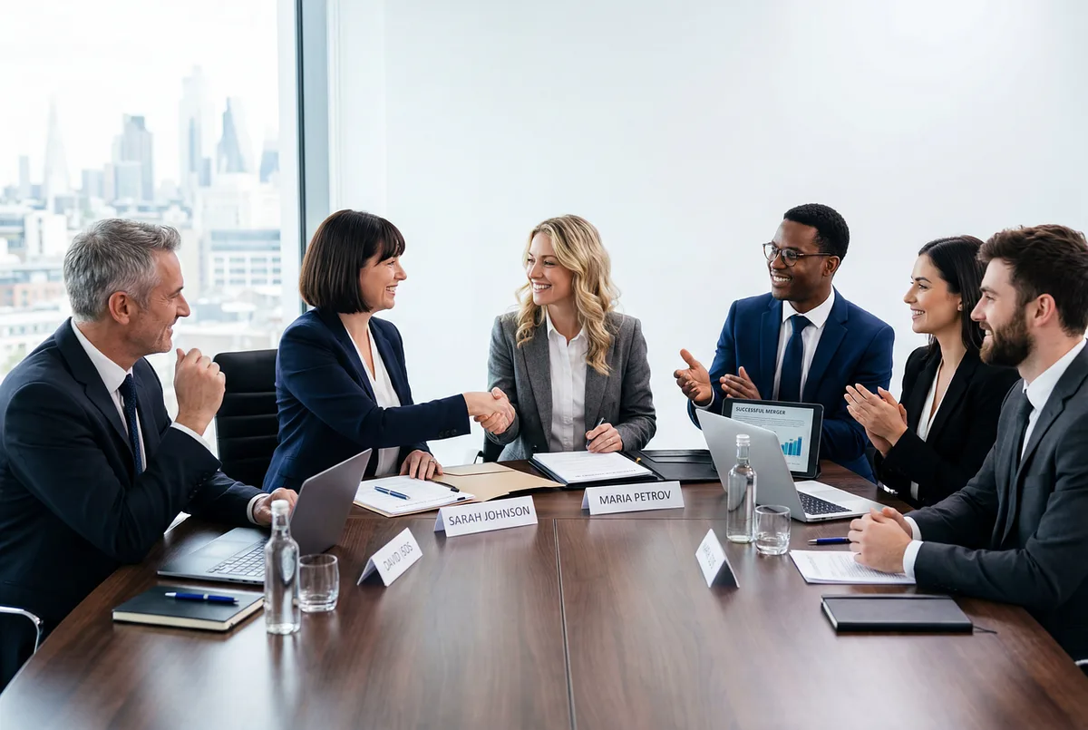 Professionnels de santé discutant de protocoles sur une table avec dossiers