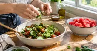 Repas frais pendant la canicule : recettes et astuces pour s'alimenter sans surchauffer