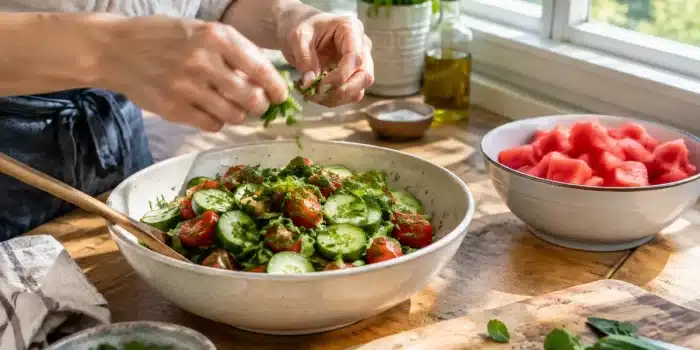 Repas frais pendant la canicule : recettes et astuces pour s'alimenter sans surchauffer